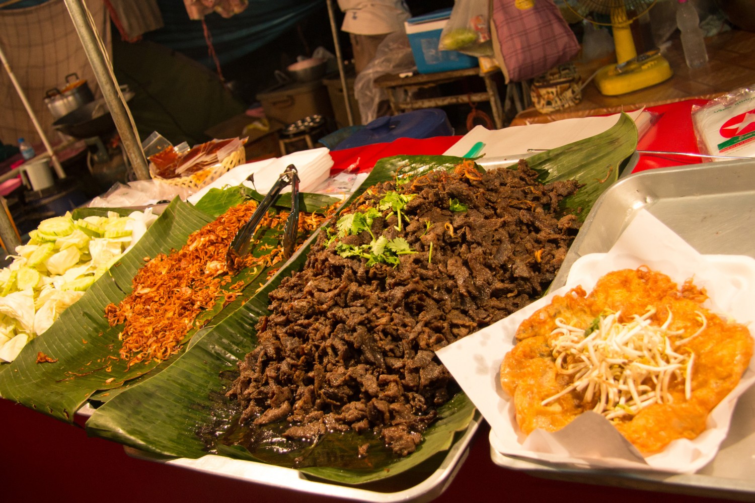 Ko Lanta, targ, jedzenie, street food