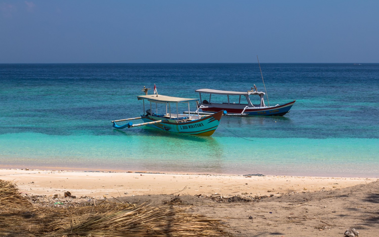 Lombok pink beach plaża (2)